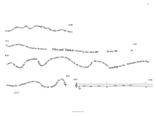 Hidden Dips für Stimme, Viola und Zuspiel (2001) Hidden Dips für Stimme, Viola und Zuspiel (2001)