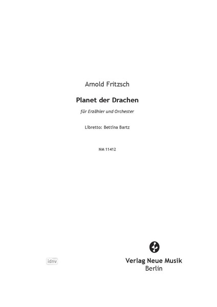 Planet der Drachen für Erzähler und Orchester Planet der Drachen für Erzähler und Orchester