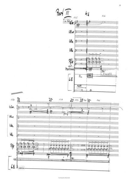 Quintett von den entlegenen Feldern für Klarinette, Klavier, Violine, Viola, Violoncello und Live-Elektronik (2014) Quintett von den entlegenen Feldern für Klarinette, Klavier, Violine, Viola, Violoncello und Live-Elektronik (2014)