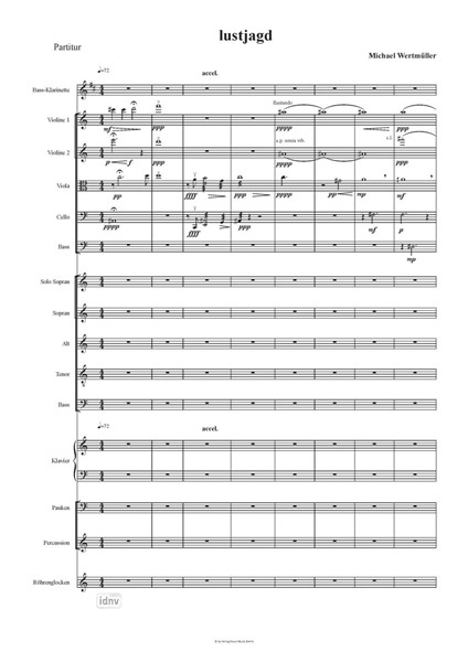 lustjagd für Sopran, Chor und Ensemble lustjagd für Sopran, Chor und Ensemble