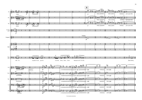 Epigramm III Fassung für Bariton und Kammerorchester Epigramm III Fassung für Bariton und Kammerorchester