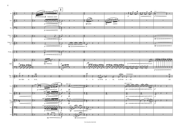 Epigramm VI Fassung für Sopran und Kammerorchester Epigramm VI Fassung für Sopran und Kammerorchester