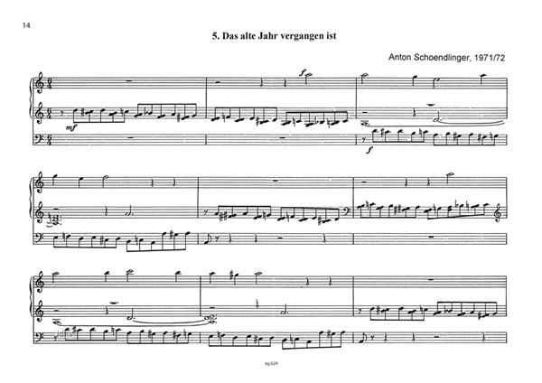 15 Choralvorspiele und Anhang für Orgel (1971/72) 15 Choralvorspiele und Anhang für Orgel (1971/72)