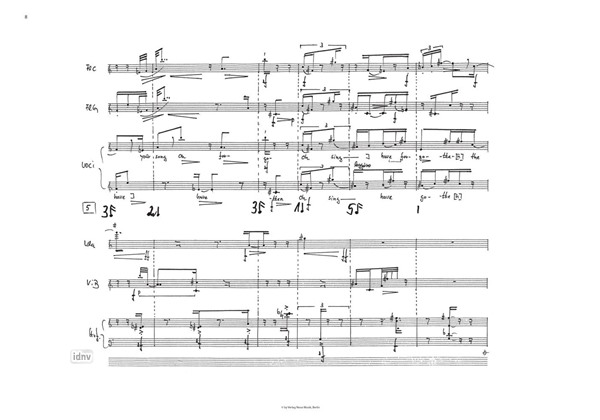 "still thinking … still singing" für Kammerensemble und Frauenstimmen (1991/92) "still thinking … still singing" für Kammerensemble und Frauenstimmen (1991/92)
