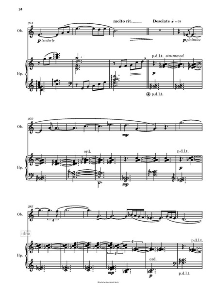 Szélanya für Oboe und Harfe (2024) Szélanya für Oboe und Harfe (2024)