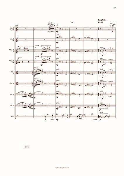 De la profondeur op. 104 für Streichorchester (2012) De la profondeur op. 104 für Streichorchester (2012)