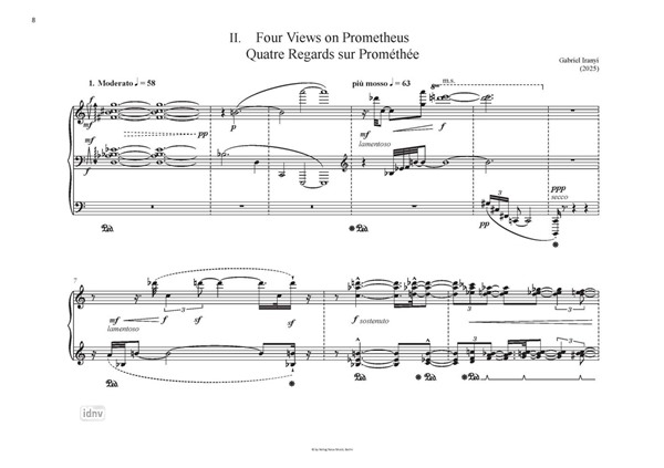 Zwei Studien zu Skulpturen von Constantin Brancusi für Klavier (2025) Zwei Studien zu Skulpturen von Constantin Brancusi für Klavier (2025)