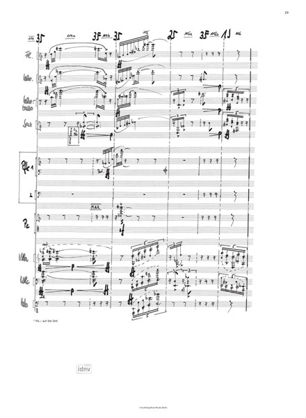 „Ma quell‘ anno la primavera stentava a farsi avanti…“ für Ensemble (1987/88) „Ma quell‘ anno la primavera stentava a farsi avanti…“ für Ensemble (1987/88)