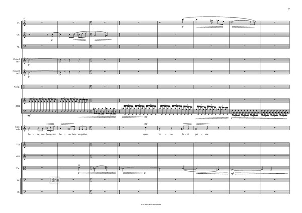 Epigramm VI Fassung für Sopran und Kammerorchester Epigramm VI Fassung für Sopran und Kammerorchester