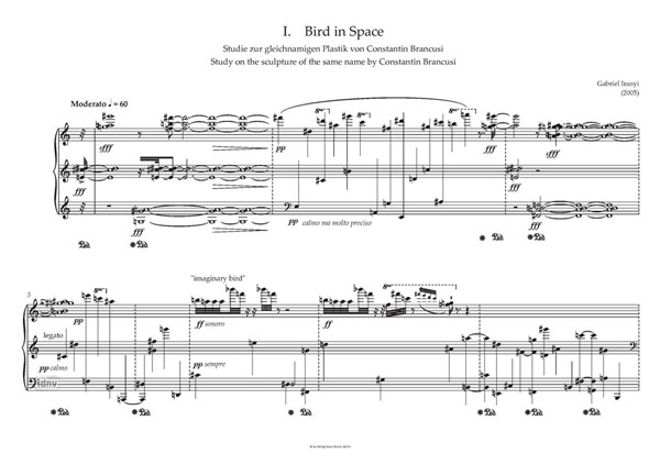 BRANCUSIANA für Klavier solo (1981-2025) BRANCUSIANA für Klavier solo (1981-2025)