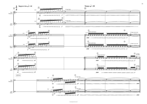 De Imago (Materia) Sonora für Streichquartett und Live-Elektronik De Imago (Materia) Sonora für Streichquartett und Live-Elektronik