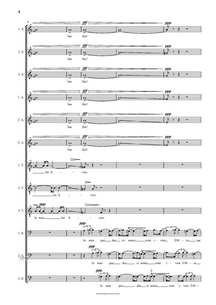 Brise Marine für 12-stimmiges Vokalensemble oder gemischten Chor (2012) Brise Marine für 12-stimmiges Vokalensemble oder gemischten Chor (2012)