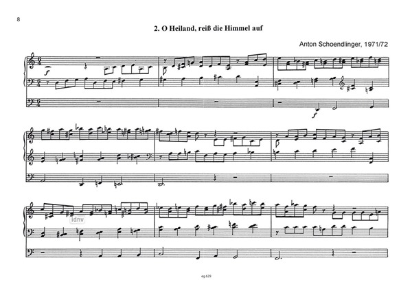 15 Choralvorspiele und Anhang für Orgel (1971/72) 15 Choralvorspiele und Anhang für Orgel (1971/72)