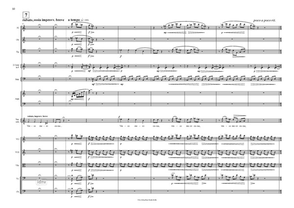 Epigramm II Fassung für Tenor und Kammerorchester Epigramm II Fassung für Tenor und Kammerorchester