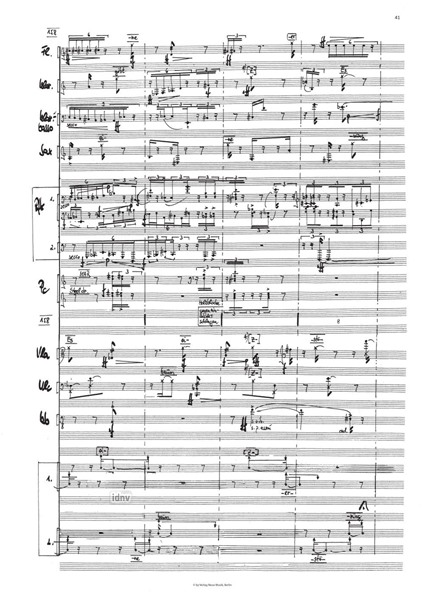 „Ma quell‘ anno la primavera stentava a farsi avanti…“ für Ensemble (1987/88) „Ma quell‘ anno la primavera stentava a farsi avanti…“ für Ensemble (1987/88)