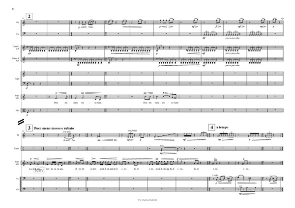 Epigramm VI Fassung für Sopran und Kammerorchester Epigramm VI Fassung für Sopran und Kammerorchester