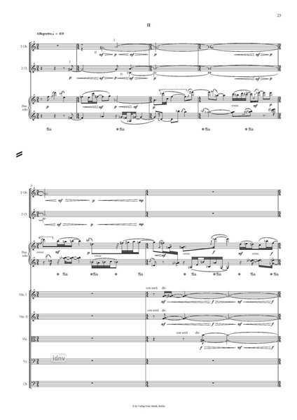 Klavierkonzert op. 29 für Klavier und Orchester Klavierkonzert op. 29 für Klavier und Orchester