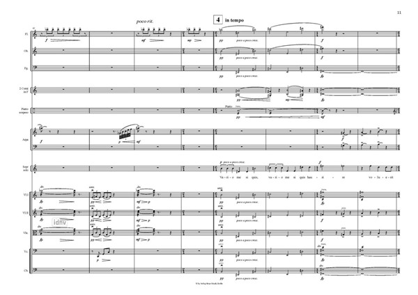 Epigramm V Fassung für Sopran und Kammerorchester Epigramm V Fassung für Sopran und Kammerorchester