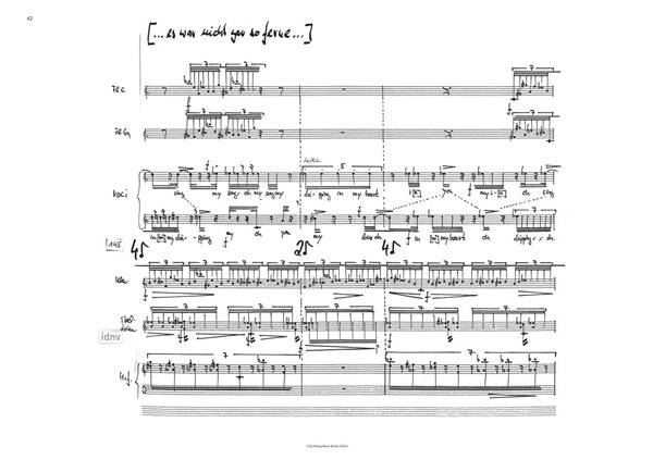 "still thinking … still singing" für Kammerensemble und Frauenstimmen (1991/92) "still thinking … still singing" für Kammerensemble und Frauenstimmen (1991/92)