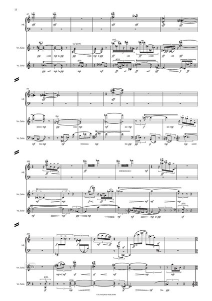 Fantasia concertante für Violine, Violoncello und Orchester (1984) Fantasia concertante für Violine, Violoncello und Orchester (1984)