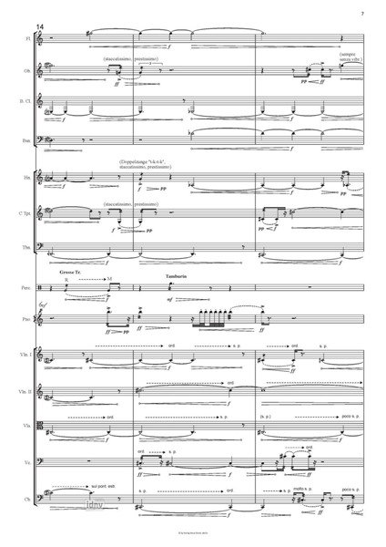 Spoj II für Ensemble (2014/15) Spoj II für Ensemble (2014/15)
