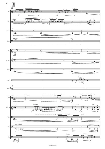 Spoj II für Ensemble (2014/15) Spoj II für Ensemble (2014/15)