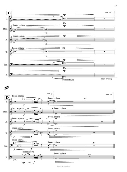 Vokalise für 6-stimmiges Vokalsensemble Vokalise für 6-stimmiges Vokalsensemble