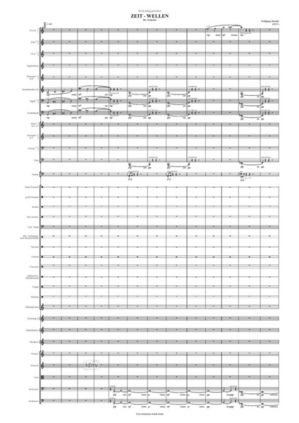 ZEIT - WELLEN für Orchester (2015) ZEIT - WELLEN für Orchester (2015)