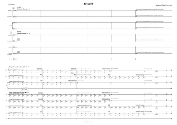 Rituale für Ensemble und Live-Elektronik ad lib. (2016) Rituale für Ensemble und Live-Elektronik ad lib. (2016)