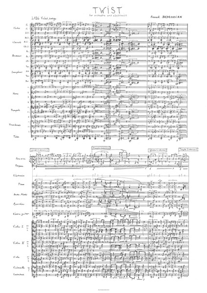 Twist für Orchester und Live-Elektronik (2016) Twist für Orchester und Live-Elektronik (2016)