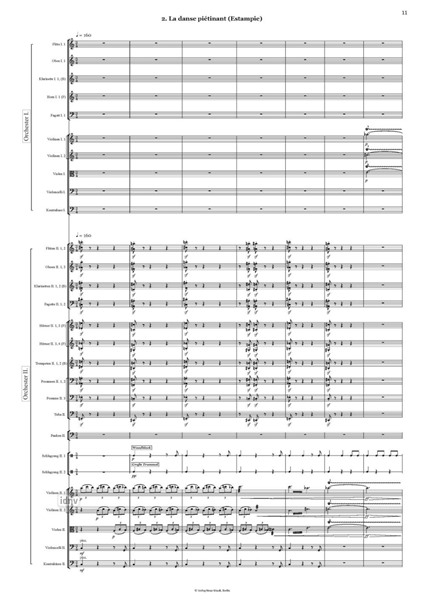 Les danses imaginaires für 2 Orchester und Zuspiel (2008) Les danses imaginaires für 2 Orchester und Zuspiel (2008)