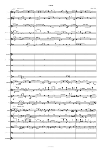 2006-K für einundzwanzig Instrumente (2006) 2006-K für einundzwanzig Instrumente (2006)
