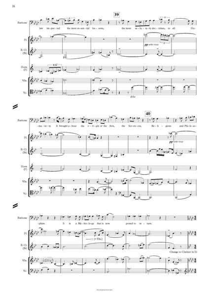 Undivine Comedy Bühnenwerk für Sopran, Bariton, Sprecher (männl.) und Ensemble Undivine Comedy Bühnenwerk für Sopran, Bariton, Sprecher (männl.) und Ensemble