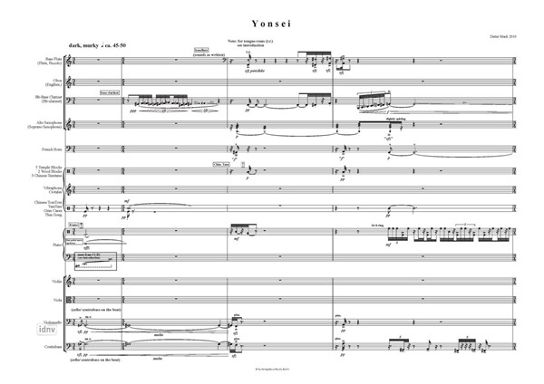 Yonsei für Ensemble (2010) Yonsei für Ensemble (2010)