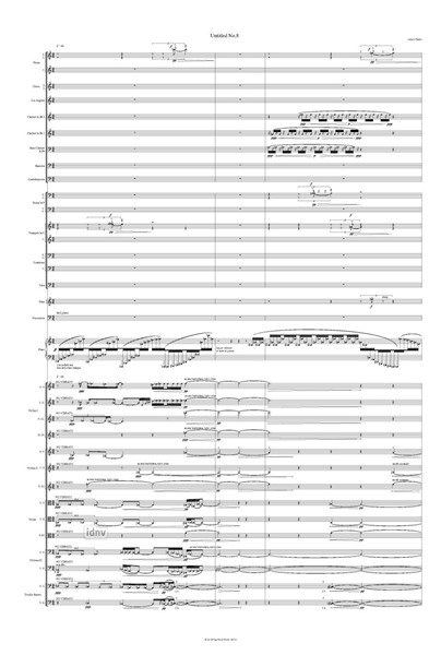 Untitled No. 8 für Klavier und Orchester (2016) Untitled No. 8 für Klavier und Orchester (2016)