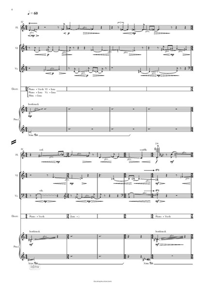 Dawnlight für Flöte, Violine, Violoncello, Klavier und Live-Elektronik Dawnlight für Flöte, Violine, Violoncello, Klavier und Live-Elektronik