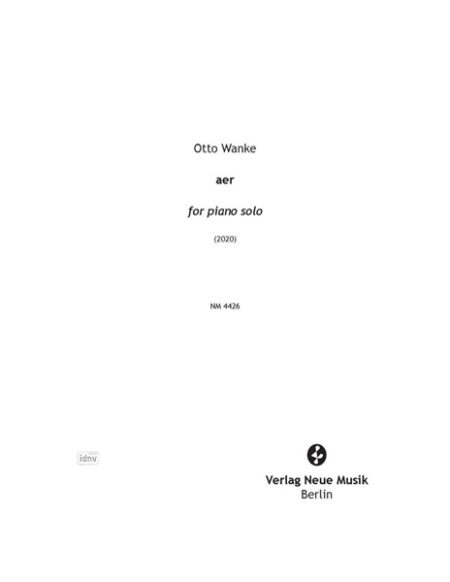 Aer für Klavier (2020) Aer für Klavier (2020)