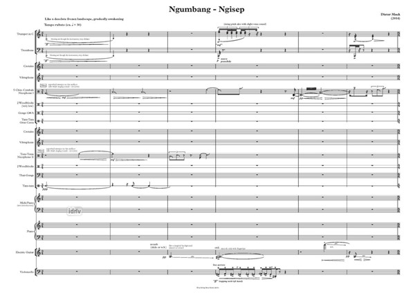 Ngumbang - Ngisep für Ensemble (2014) Ngumbang - Ngisep für Ensemble (2014)