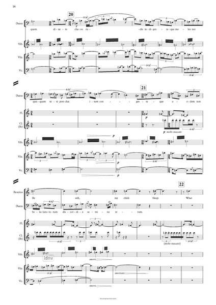 Undivine Comedy Bühnenwerk für Sopran, Bariton, Sprecher (männl.) und Ensemble Undivine Comedy Bühnenwerk für Sopran, Bariton, Sprecher (männl.) und Ensemble