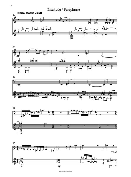 From silent night bearbeitet für Mezzosopran (oder Countertenor), Gitarre und Violoncello From silent night bearbeitet für Mezzosopran (oder Countertenor), Gitarre und Violoncello