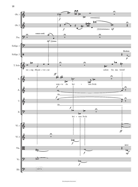 Berichte nach Texten von Heiner Müller für Tenor, Chor, Instrumente (2 Oboen, Posaune, Schlagzeug (2 Spieler), Streichquintett) und Sprecherin (1967) Berichte nach Texten von Heiner Müller für Tenor, Chor, Instrumente (2 Oboen, Posaune, Schlagzeug (2 Spieler), Streichquintett) und Sprecherin (1967)