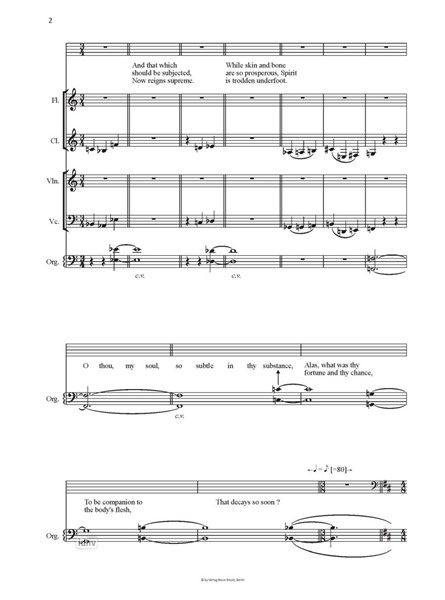 Mankind für Bariton, 5 Sprechrollen, kleinen Frauenchor, gemischten Chor (SATB) und Ensemble (2007/08) Mankind für Bariton, 5 Sprechrollen, kleinen Frauenchor, gemischten Chor (SATB) und Ensemble (2007/08)