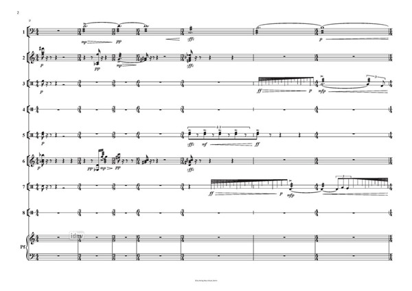 Earthcrust für 8 Schlagzeuger und Klavier Earthcrust für 8 Schlagzeuger und Klavier