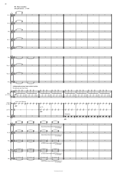 Gloria für Stimmen und Orchester (2016) Gloria für Stimmen und Orchester (2016)