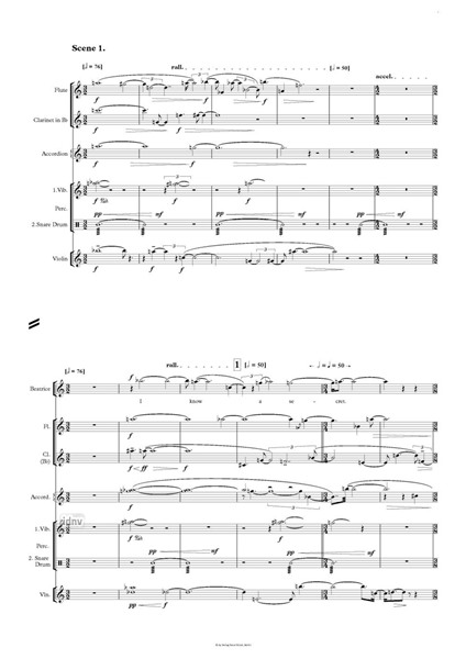 Undivine Comedy Bühnenwerk für Sopran, Bariton, Sprecher (männl.) und Ensemble Undivine Comedy Bühnenwerk für Sopran, Bariton, Sprecher (männl.) und Ensemble