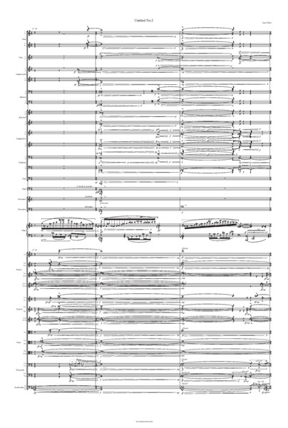 Untitled No. 2 für Klavier und großes Orchester (2006/08) Untitled No. 2 für Klavier und großes Orchester (2006/08)
