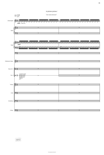 Discorde für Hammond-Orgel, E-Bass, Drum Set und Ensemble (2016) Discorde für Hammond-Orgel, E-Bass, Drum Set und Ensemble (2016)