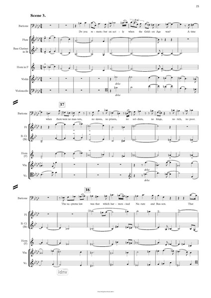 Undivine Comedy Bühnenwerk für Sopran, Bariton, Sprecher (männl.) und Ensemble Undivine Comedy Bühnenwerk für Sopran, Bariton, Sprecher (männl.) und Ensemble