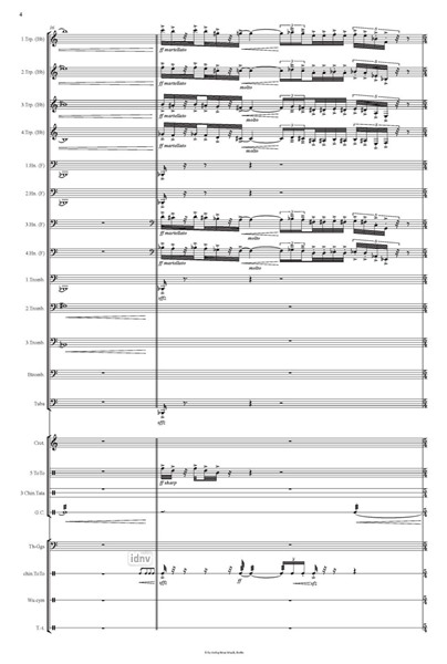 Brassology für Bläserensemble und zwei Percussionisten (2008) Brassology für Bläserensemble und zwei Percussionisten (2008)