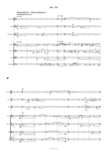 Mu-Fa für 2 Ensembles (2016) Mu-Fa für 2 Ensembles (2016)